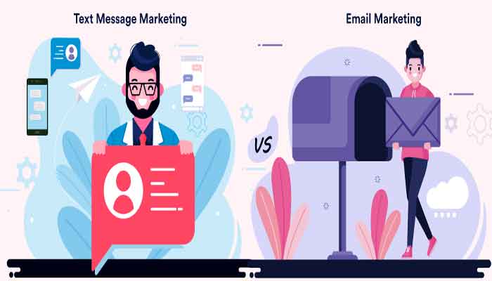 مقایسه بازاریابی پیامکی و ایمیل مارکتینگ